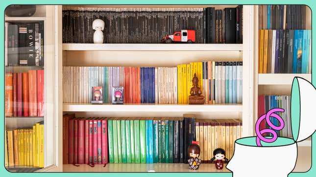 Sorry, Color-Coded Bookshelves Look Good