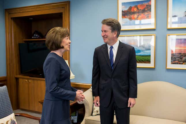 Trump Officials Knew Susan Collins Would Vote for Kavanaugh, Called Her a ‘Cheap Date’