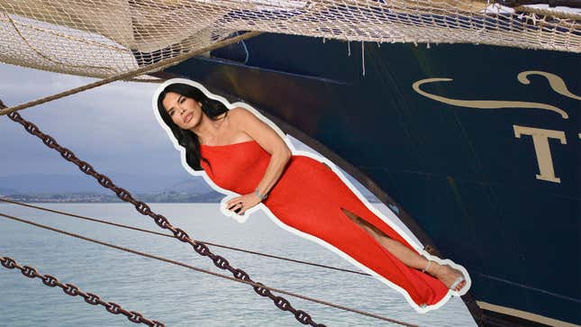 Jeff Bezos Put a Sculpture of Lauren Sanchez on the Bow of His Superyacht