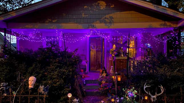 A Woman on Why She Keeps Her Halloween Decorations Up All Year