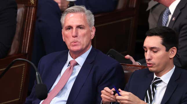 Kevin McCarthy Just Can’t Stop Cucking Himself