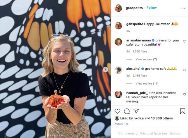 Gabby Petito Is Missing, and Instagram Is Obsessed with Finding Her