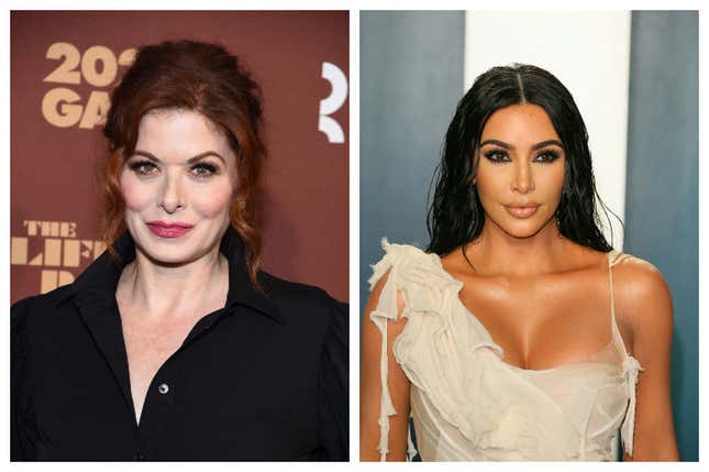 Please Let Kim Kardashian Triumph In This Non-Existent Beef With Debra Messing
