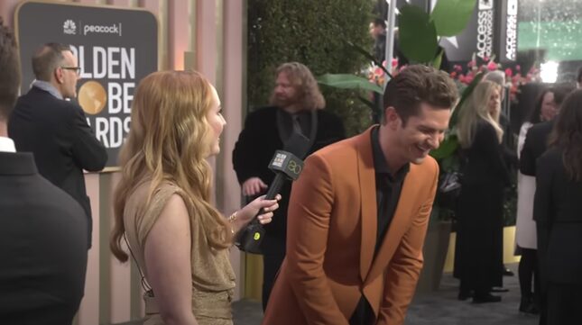 I Could Watch Amelia Dimoldenberg and Andrew Garfield Flirt All Day