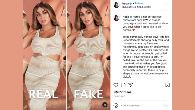 Brave: Powerful Woman Who Photoshops The Hell Out Of Her Body Shows How Much She Photoshops Body