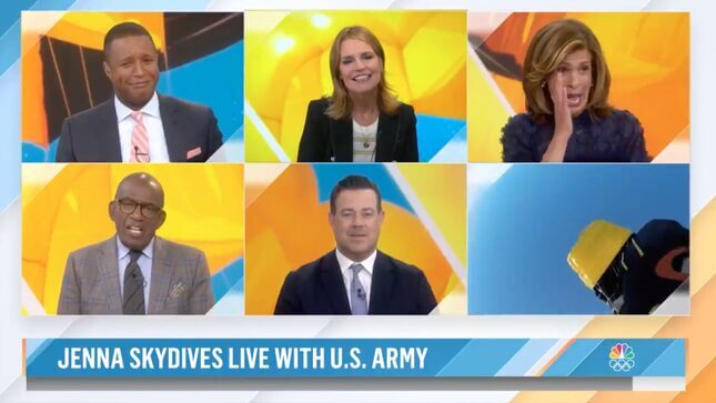 Jenna Bush Hager Jumps Out of a Plane for Her Grandpa or Something