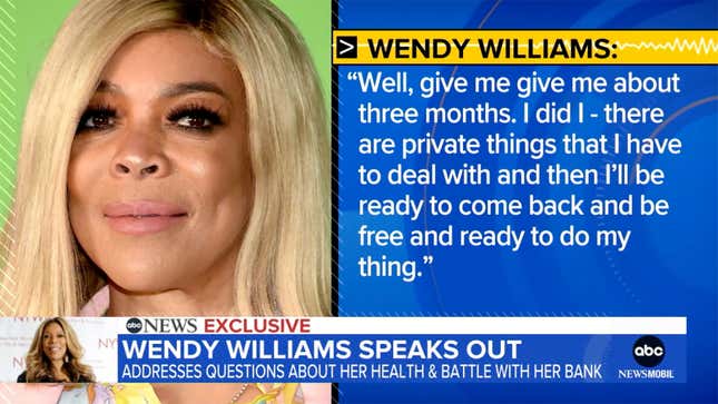 Wendy Williams Speaks!