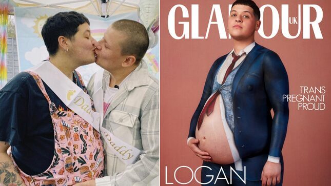 Logan Brown, a Pregnant Trans Man, Graces Cover of Glamour UK