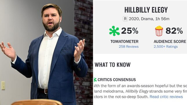 J.D. Vance’s Senate Run Was Prompted By a Bad Rotten Tomatoes Score