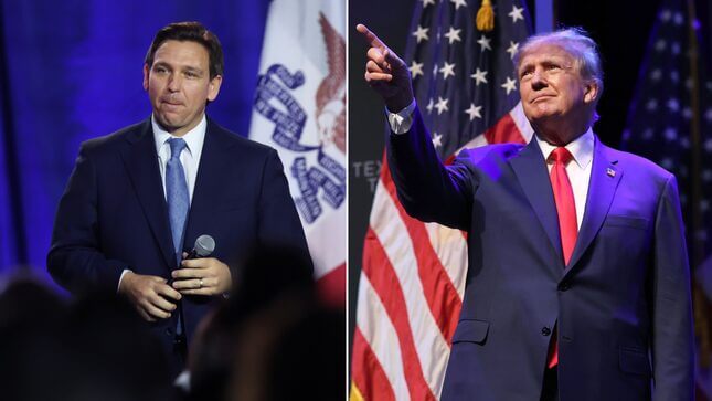 Ron DeSantis Is Trying to Dunk on Donald Trump But Just Sounds Like a Dweeb