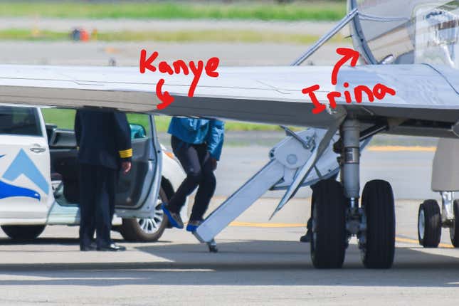 Kim Kardashian Is Like, Totally Chill With Kanye West Jetting to France With Irina Shayk