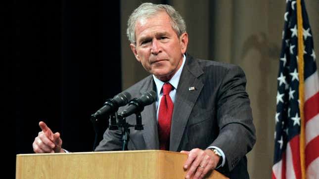 George W. Bush Is Lying