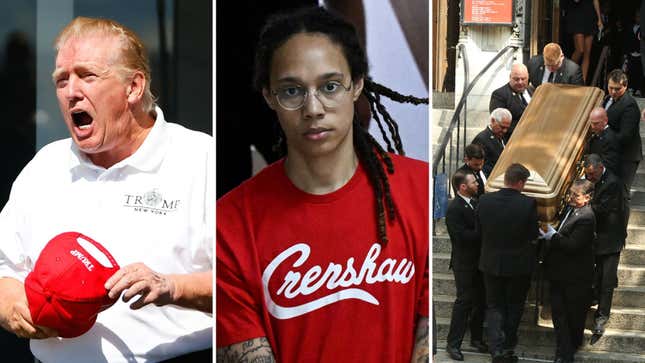 Trump Calls Brittney Griner ‘Spoiled’ After Burying His Ex-Wife on His Golf Course to Evade Taxes