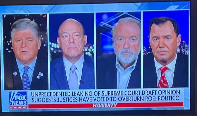 White Men Are Dominating Roe v. Wade Coverage on Fox News