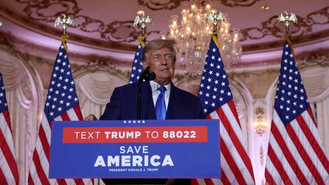 Donald Trump Announces Third Presidential Run As Republicans Try, Fail to Dump Him