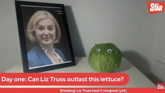 Will Liz Truss Still Be the U.K.’s Prime Minister When This Head of Lettuce Goes Bad?