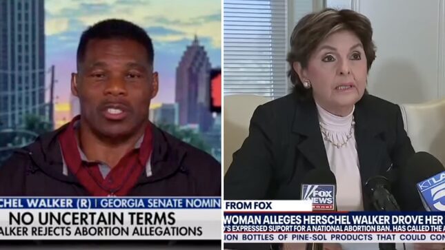 As Herschel Walker’s Abortion Lies Pile Up, Gloria Allred Has Entered the Chat