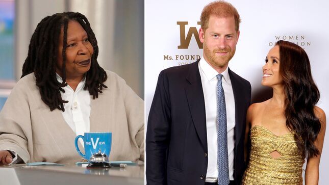Whoopi Goldberg Side-Eyes Harry and Meghan’s ‘Near Catastrophic’ Car Chase Claims