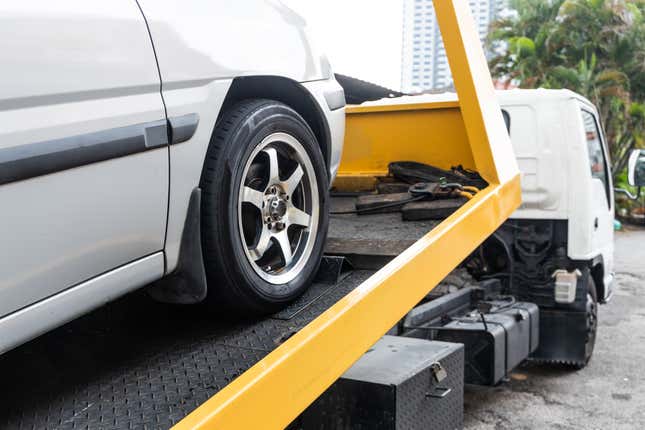 I had to pay $200 to help him get his car after it got towed.