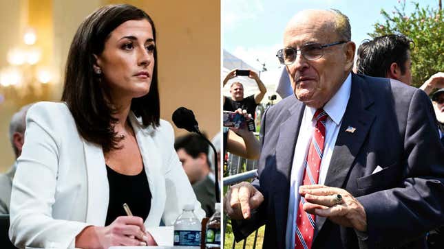 Cassidy Hutchinson Claims Rudy Giuliani Put His Hand Up Her Skirt On January 6