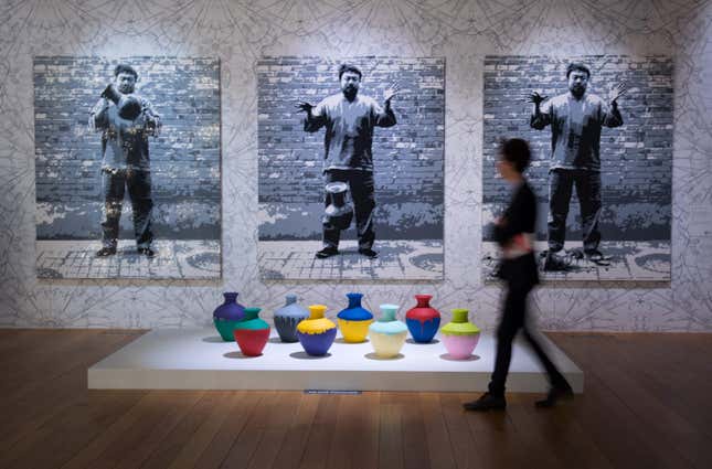 Ai Wei Wei’s Smashed Urns