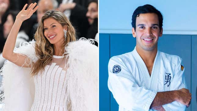 Gisele Bundchen is all smiles as she goes horseback riding with jiu-jitsu  instructor Joaquim Valente