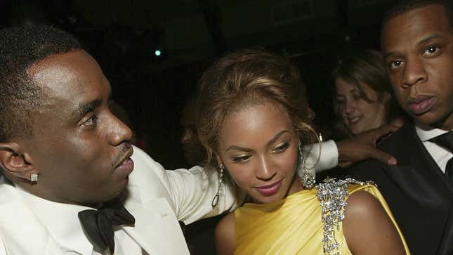 Noted Wife Guy Jay-Z Snatches Phone From Man Filming Beyoncé at Diddy's 50th Birthday Party