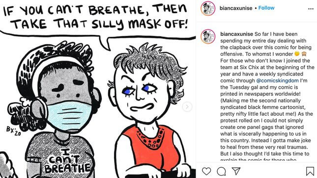 Comic By Award-Winning Black Cartoonist Pulled From Newspapers After Readers Deem It 'Offensive'