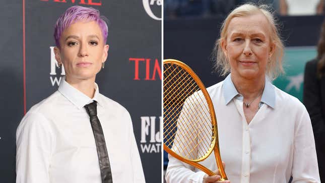 Megan Rapinoe Calls Out Former Tennis Star Martina Navratilova for Anti-Trans Comments