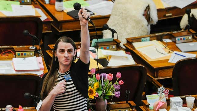 Montana Republicans Censure Trans Lawmaker, Silencing Her for Rest of the Session