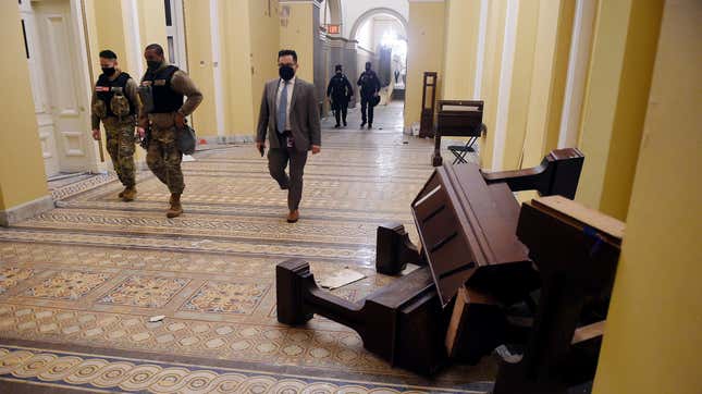 The Furniture Damaged in the Capitol Riot Will Almost Certainly Be Rebuilt By Incarcerated People For Pennies