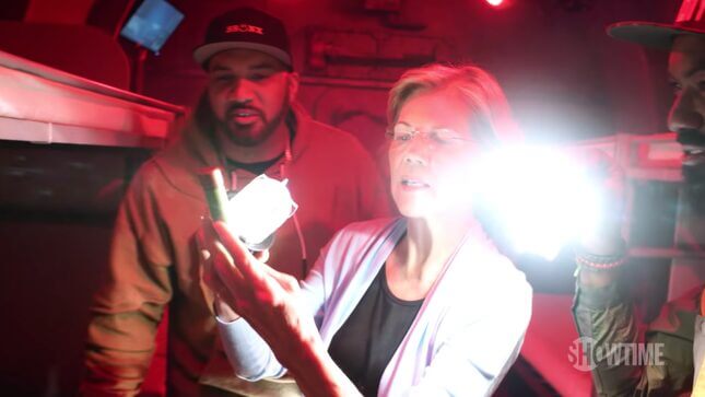 'Is That a Blunt?': Here's Elizabeth Warren Completing an Escape Room with Desus & Mero