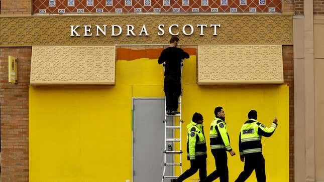 Luxury Brands Are Boarding Up Their Stores in Cities Under Lockdown
