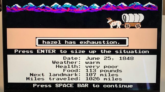 Just a Reminder You Can Play The Oregon Trail at Any Time