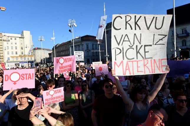 Croatians Demanded This Woman Be Allowed to Have an Abortion, and It Worked