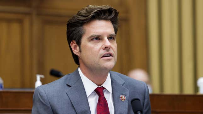 Rep. Matt Gaetz: Women Who Support Abortion Rights Are Too Ugly to Need Them