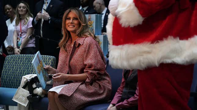 While Your Brain Was Atrophying During the Mueller Testimony, Melania Was Planning Her Christmas Decor