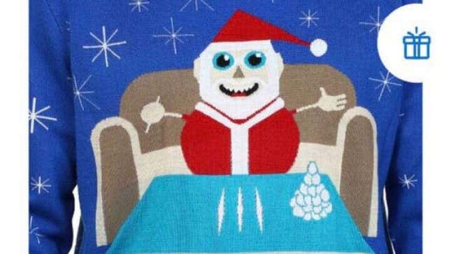 This Walmart Christmas Sweater Has Done More Cocaine Than You or Me or Anyone Else, Probably