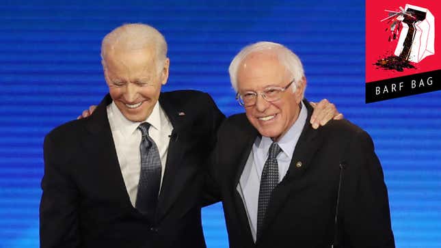 Bernie Sanders Wants You to Hold Your Nose and Vote for Biden