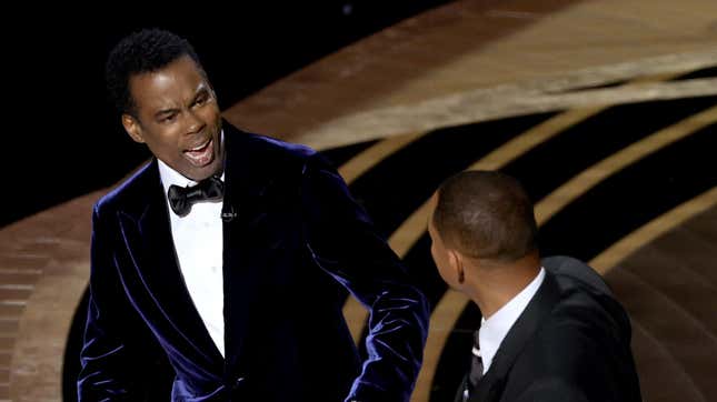 Will Smith Slapped Chris Rock at the Oscars for Making a Joke About His Wife