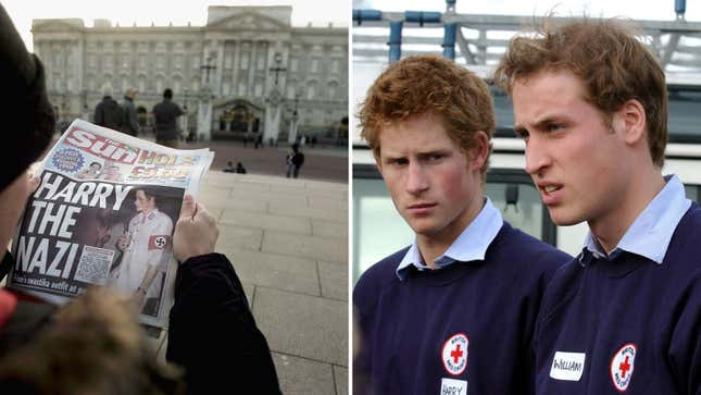 Prince Harry Blames Nazi Costume on William and Kate