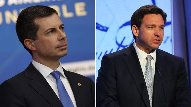 Pete Buttigieg Points Out Homoerotic Undertones of DeSantis’ Bizarre Anti-LGBTQ Ad