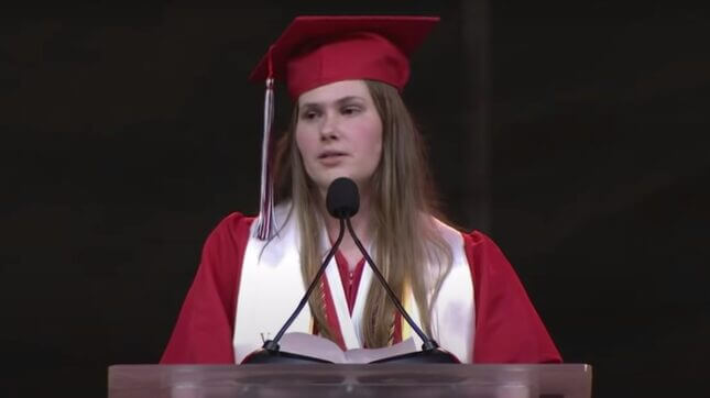 Texas High School Valedictorian, Who Has My Vote for President, Delivers Unapproved Speech About Abortion Bans