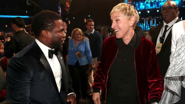 Kevin Hart Would Also Like Everyone to Be Nicer to His Pal Ellen DeGeneres