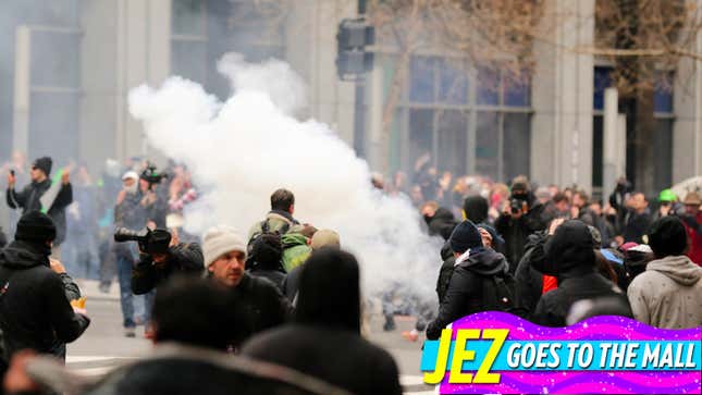 Protests Break Out in DC on Inauguration Day