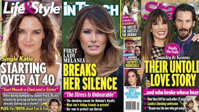 This Week in Tabloids: Name One Person Who's Ever Called Melania the 'Slovenian Sphinx'!