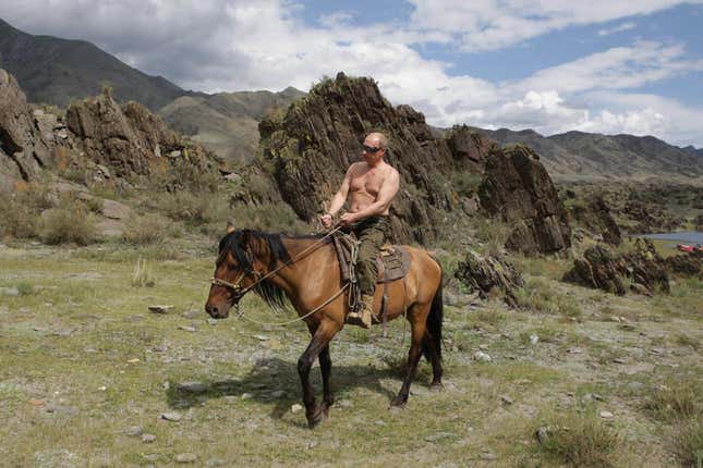 Putin Says Other World Leaders Would Look ‘Disgusting’ Topless, Unlike Him