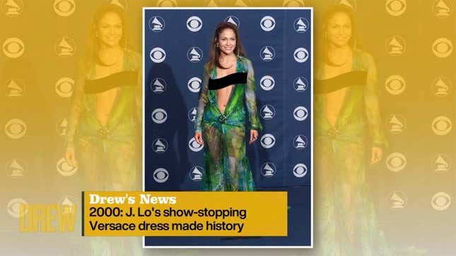 Wait, They Can't Show J. Lo's Iconic Green Versace Dress Uncensored on Daytime TV?