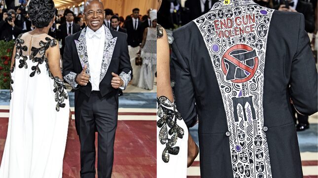 Eric Adams Really Showed Up at the Met Gala in an ‘End Gun Violence’ Tux