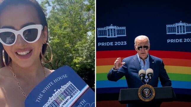 White House Condemns Trans Woman Who Briefly Went Topless at Pride Event